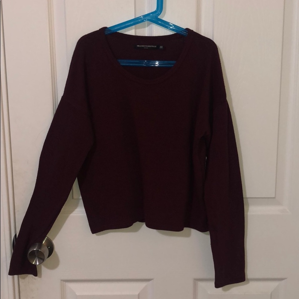 brandy maroon sweater